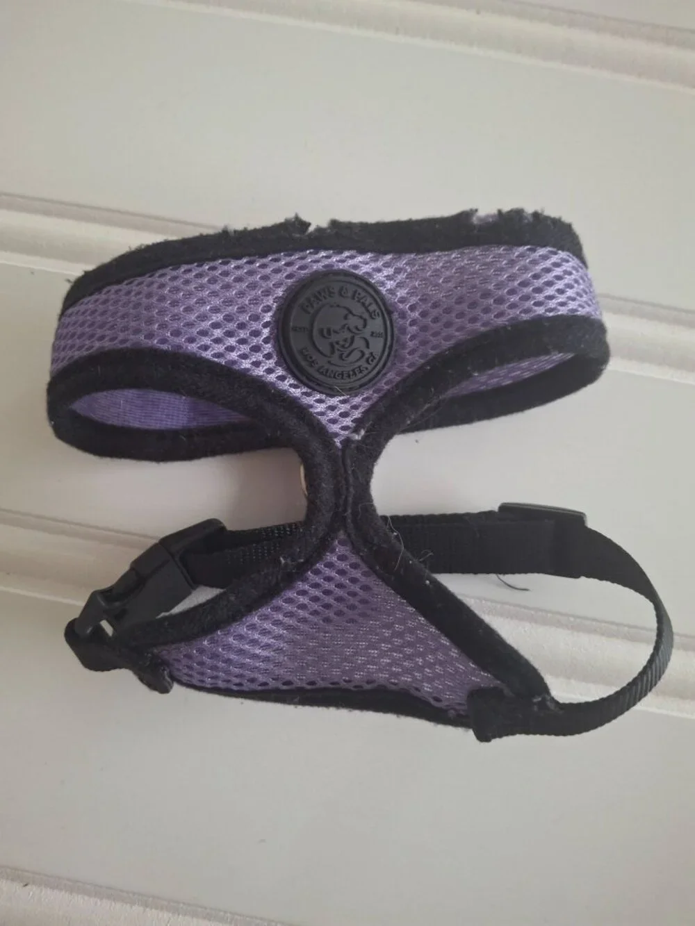 Paws & Pals Purple Mesh Dog Harness Small Adjustable Lightweight Breathable Pet